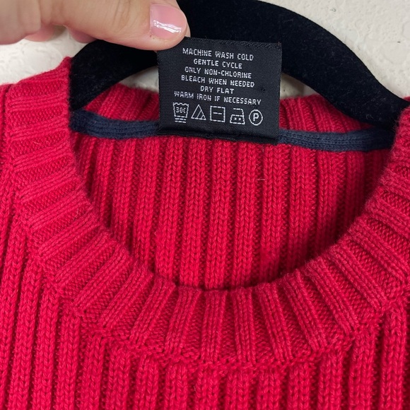 Ralph Lauren Polo Jeans Co. Ribbed American Flag Sweater Size Medium - Picture 5 of 6